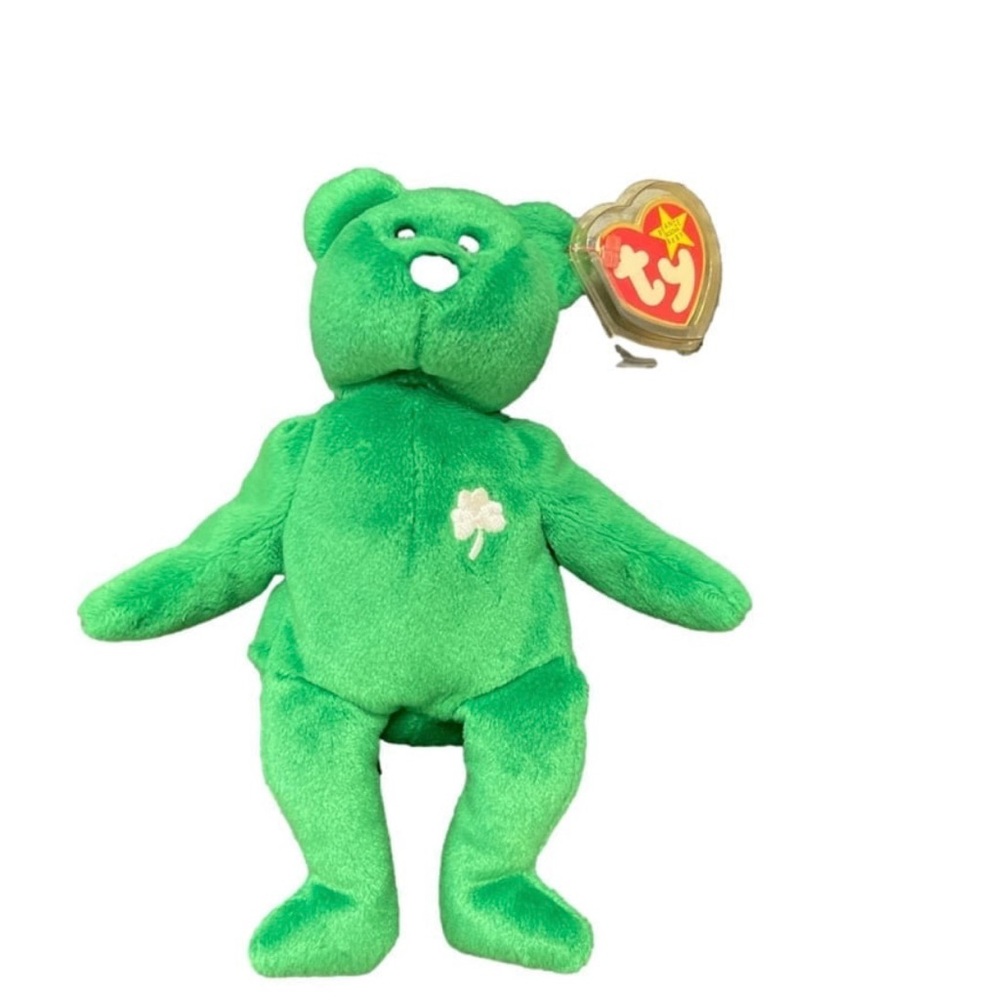 Ty Beanie Baby Erin - with errors